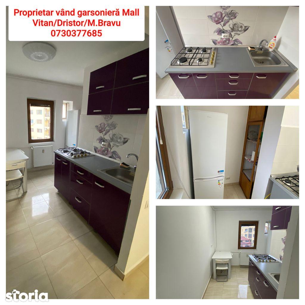 PARTICULAR vinde garsonieră 40 m/Mall Vitan/ Dristor/ 1990/reabilitat