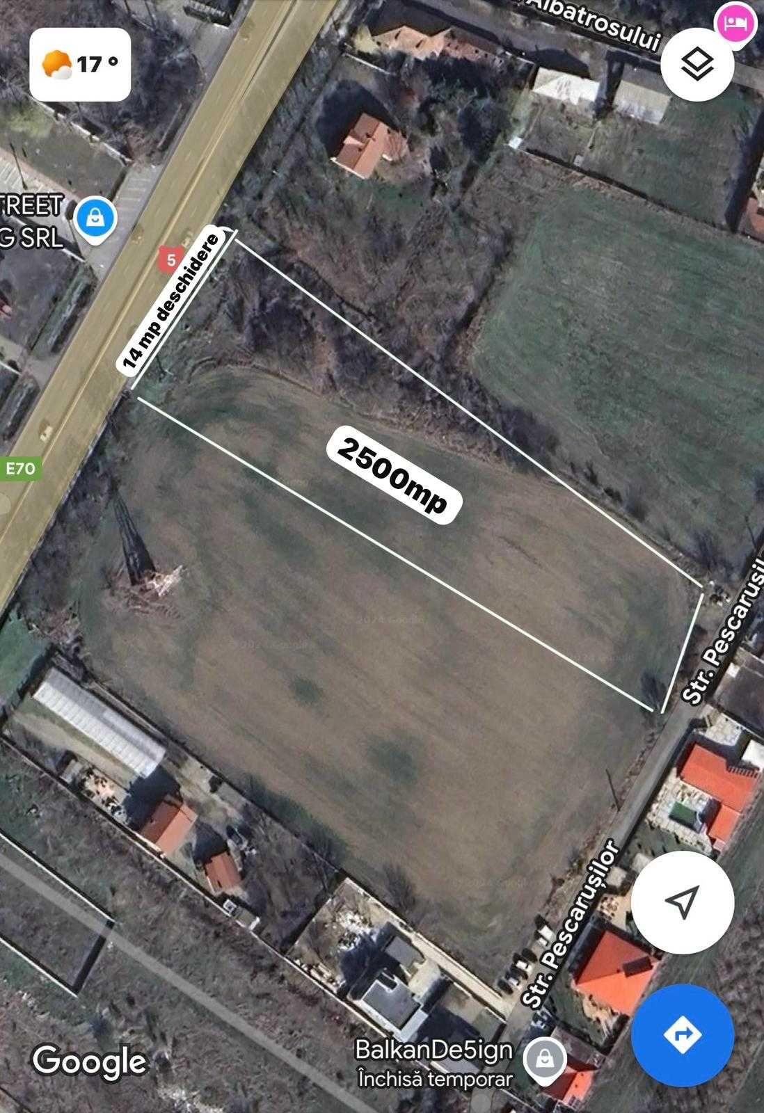 Teren intravilan, 2500mp, Jilava DN5, 14m deschidere fata-spate - imagine 1
