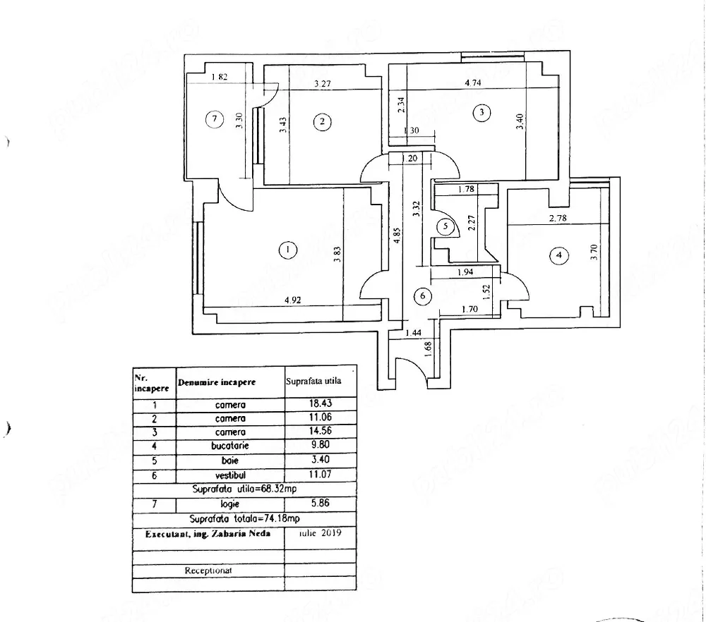Apartement 3 camere - Panoramic Sky-View - imagine 1