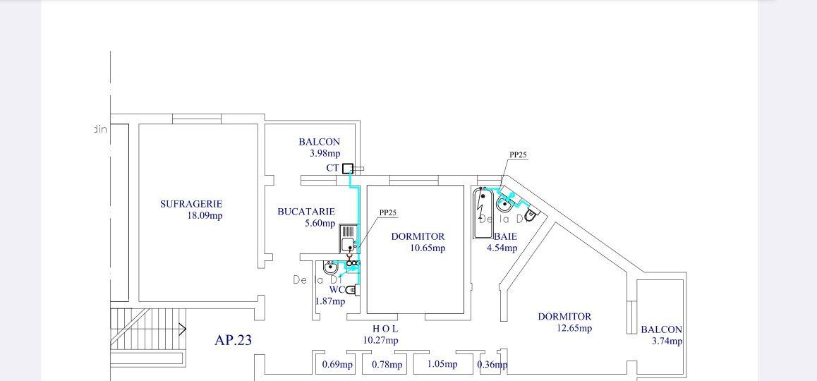 Apartament 3 camere