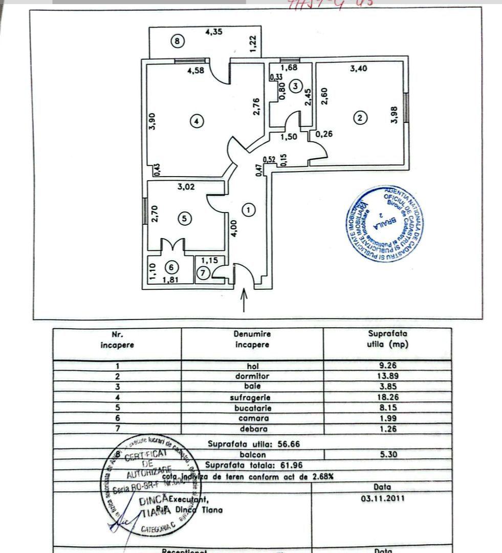 Apartament 2 cam dec Garii cu Dorobanti