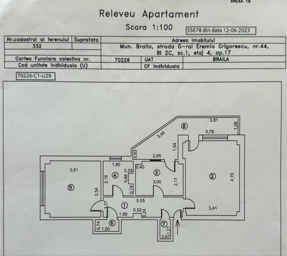 Apartament 2 camere cu pod - zona Garii