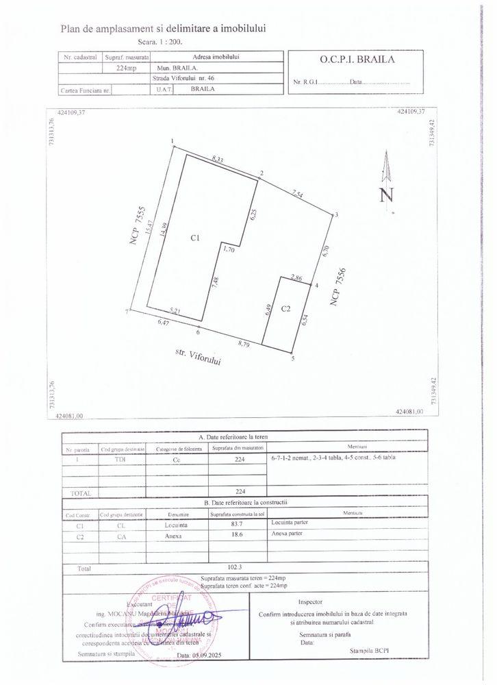Casa cu 3 camere, Chercea
