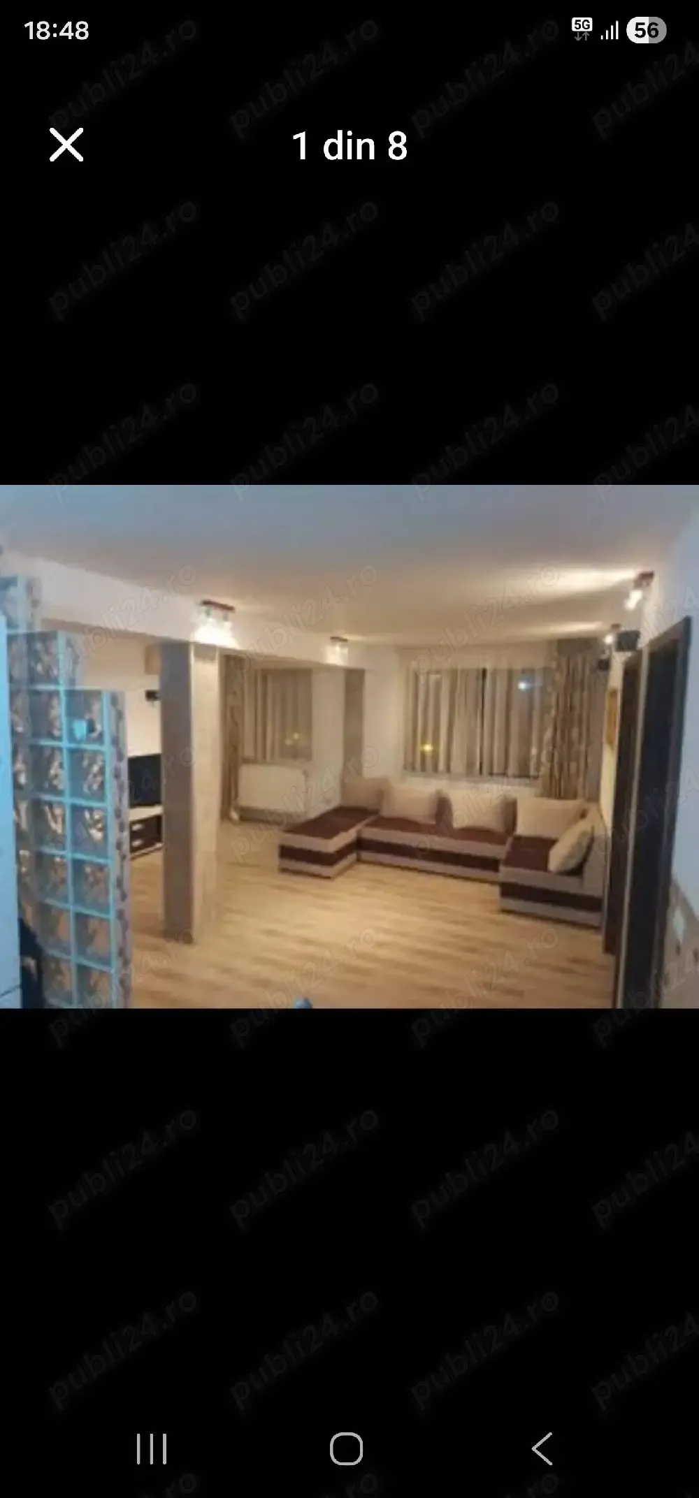 Apartament semi-mobilat cu mansardă
