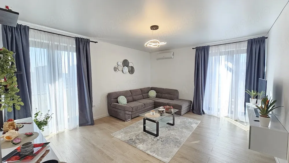 Apartament modern 2 camere 81,50 mp, Bloc Nou, amenajat modern