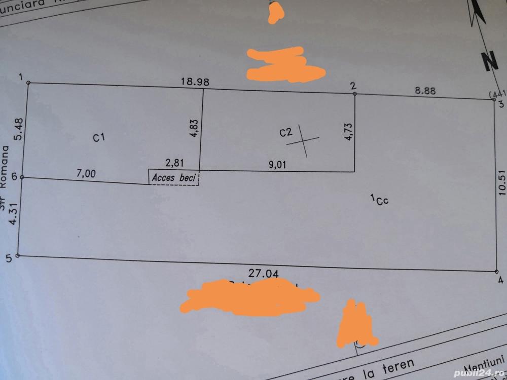 Casa cu teren 284mp(singur in curte) zona Pietei Centrale