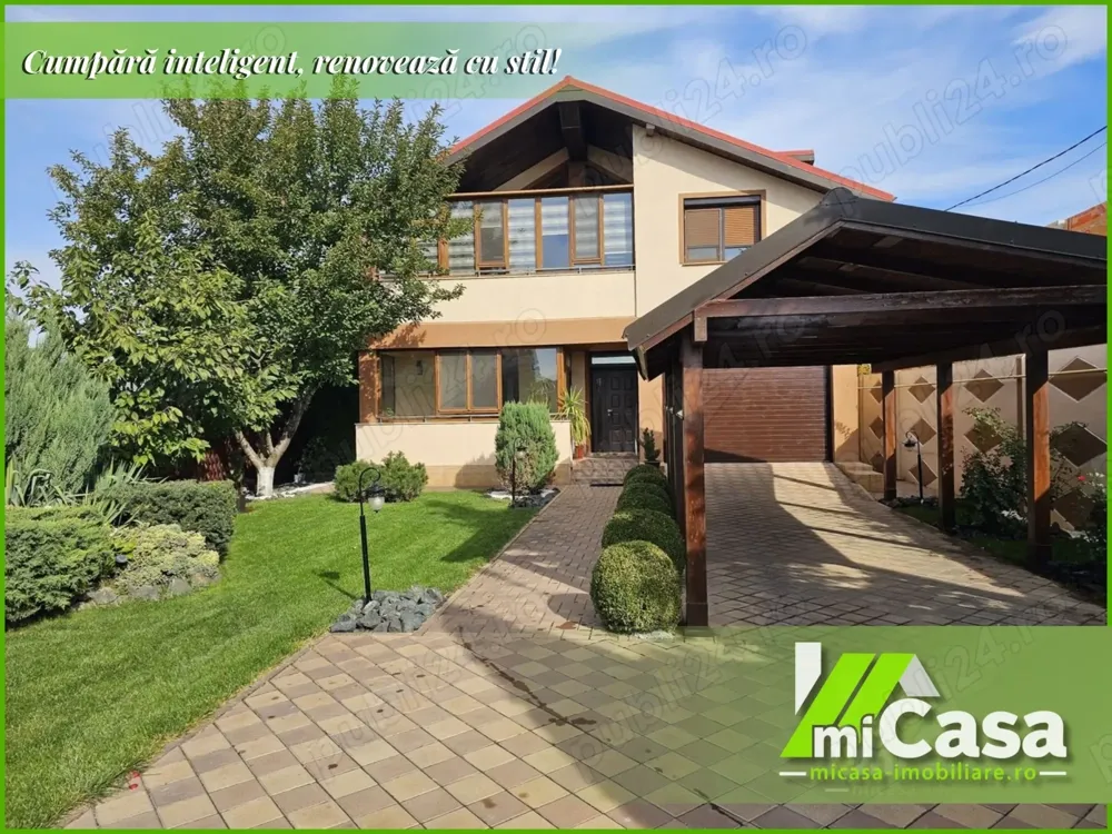 Vilă modernă cu etaj și pod   Zona Nord, Galați (la 1 minut de METRO)