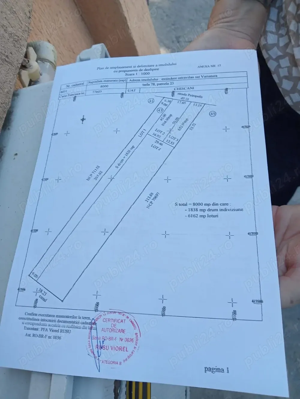 Teren intravilan Varsatura, Brăila