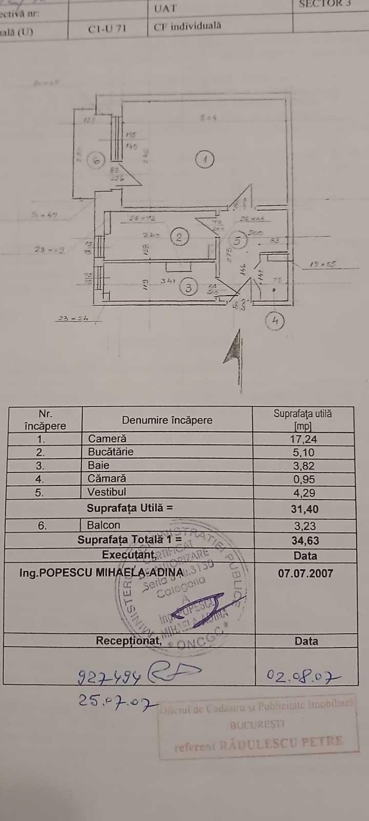 Garsoniera 35 mp, Titan, metrou 1 Decembrie 1918