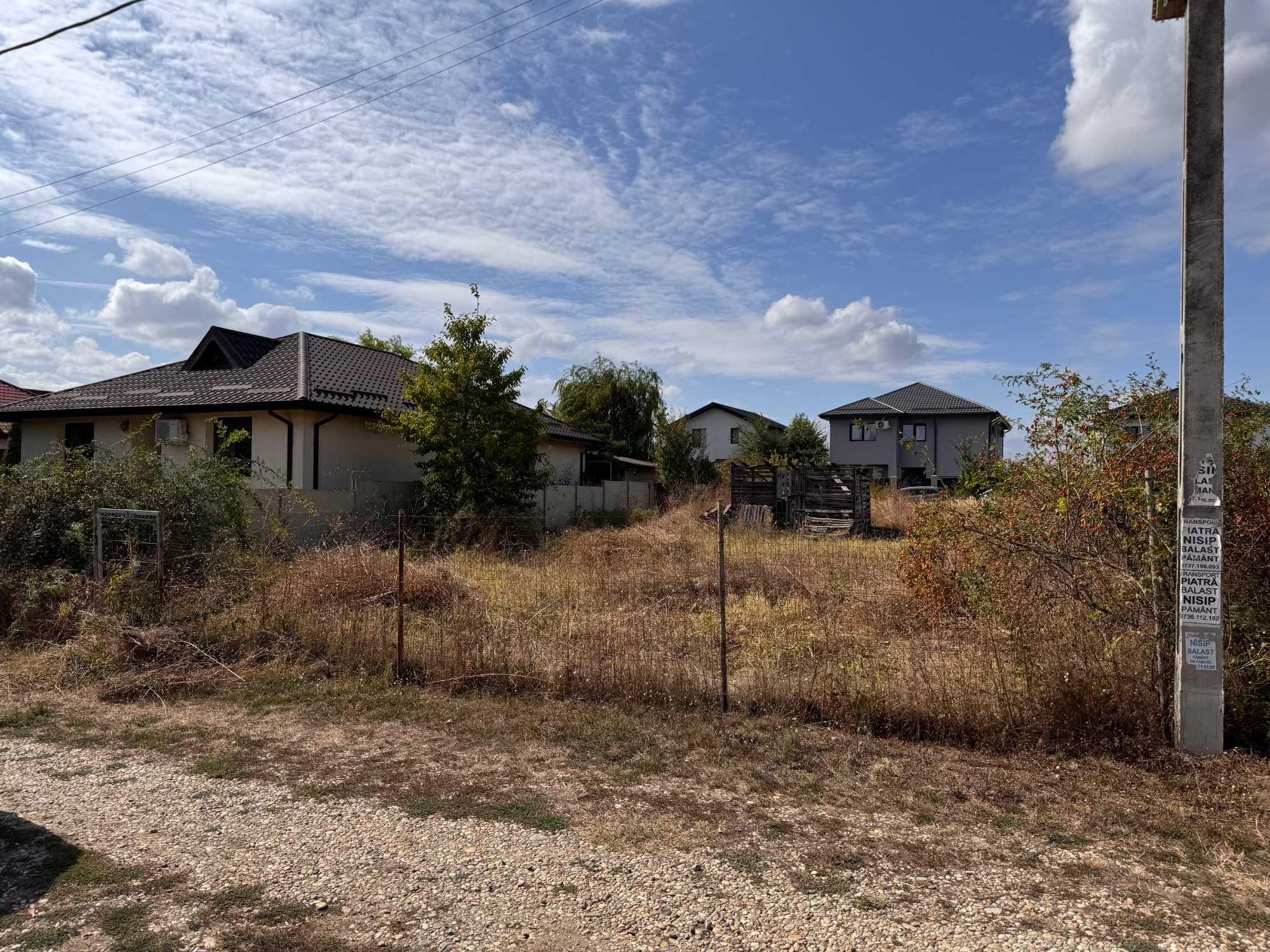 Teren 561mp Comuna Berceni, zona Mamina.