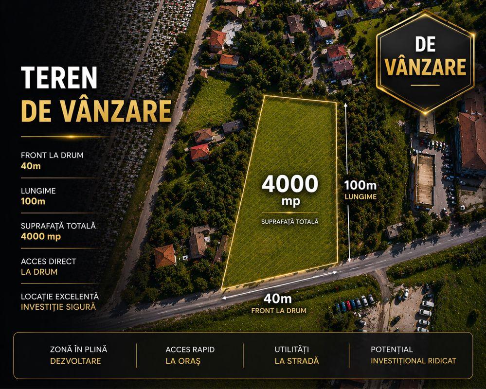 Teren intravilan 4000 mp Timisoara - Grigore Alexandrescu - imagine 1