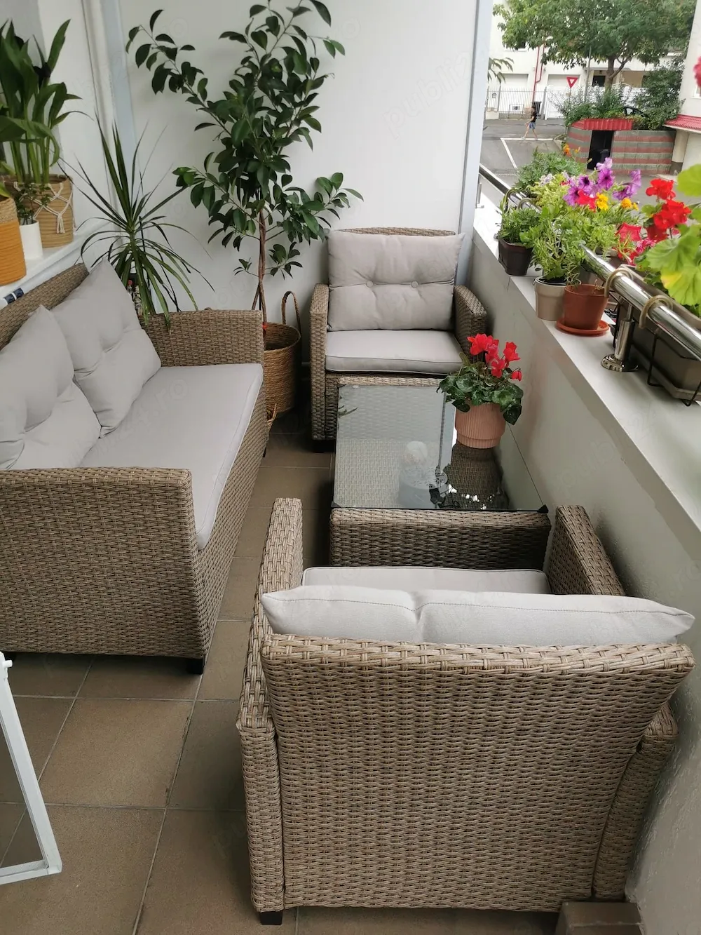 Apartament spațios 2 camere | 90 mp utili | 2 băi | 2 balcoane | Laundry room