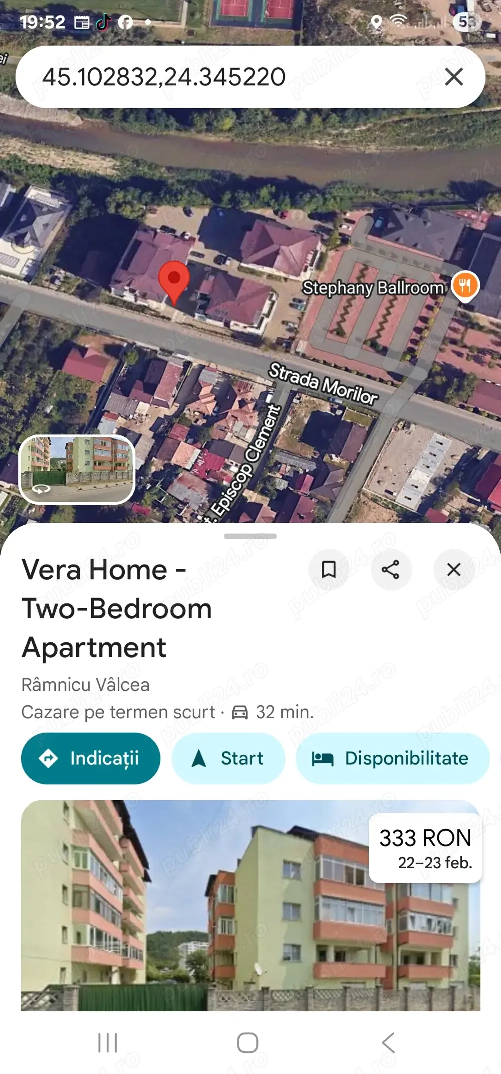 Apartament strada Morilor