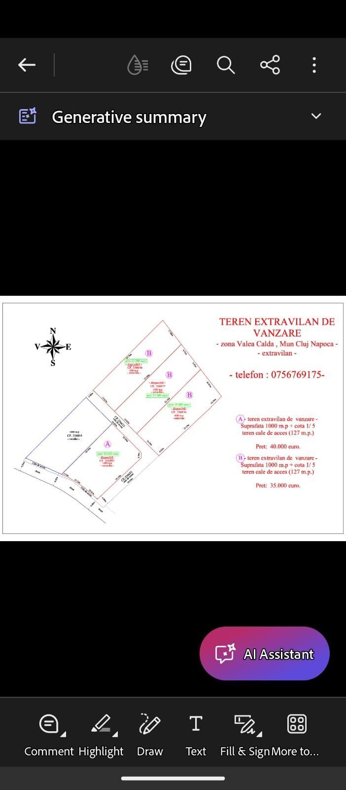 Vând parcele lângă Cluj-Napoca 6km - imagine 1