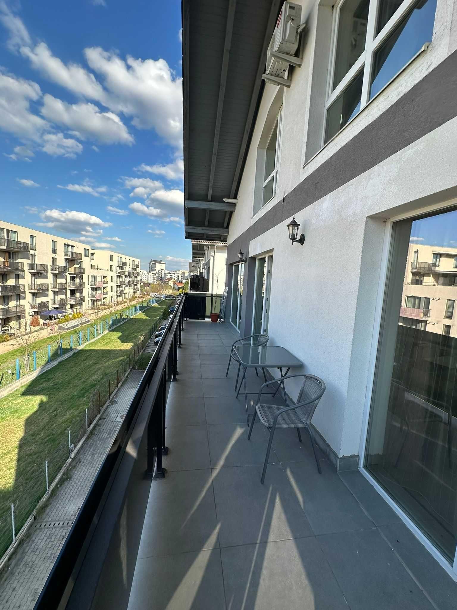 Apartament de inchiriat, 3 camere, decomandat, Terasa 20mp, loc de parcare, Buna Ziua - imagine 1