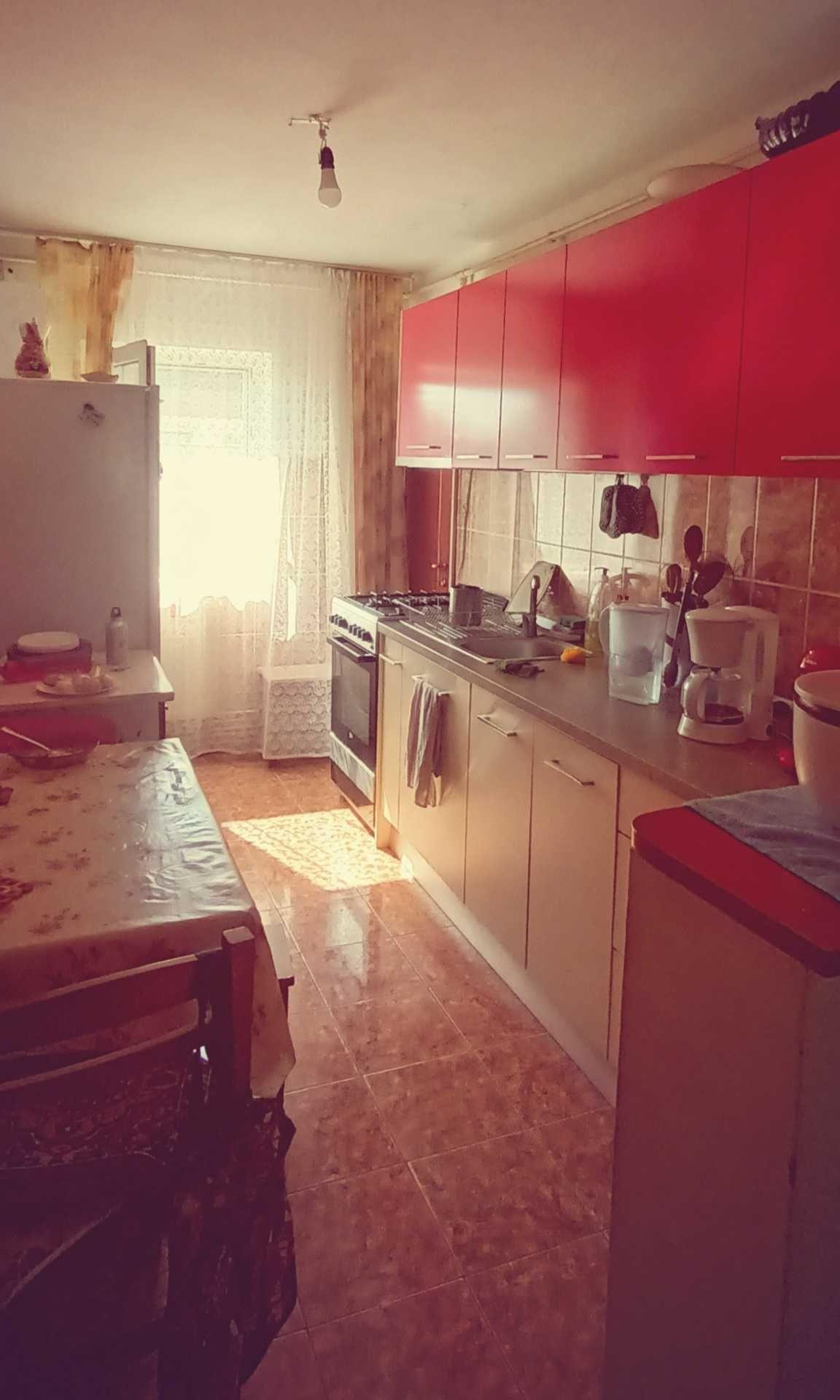 Renting one room in a three rooms apartment.