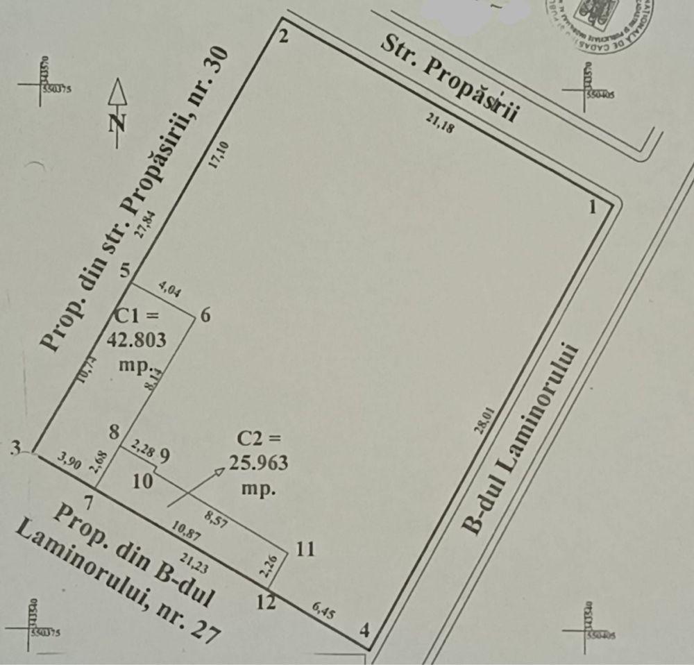 Bd Laminorului-Bucurestii noi-Soseaua Chitilei, teren 592 m