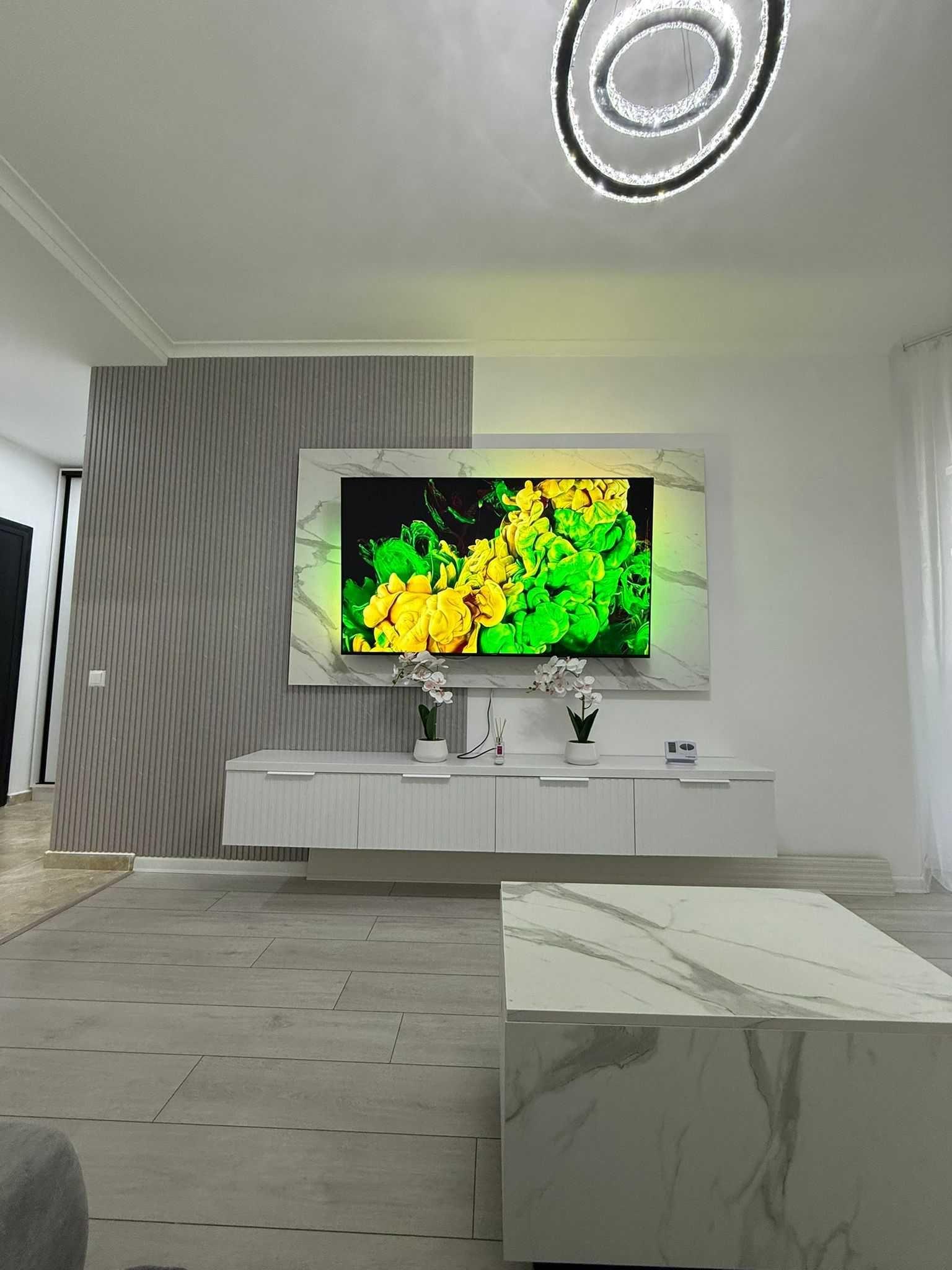 Studio premium de inchiriat in Chiajna Ilfov, complet renovat, mobilat modern, bucatarie utilata, finisaje de lux, gata de mutare