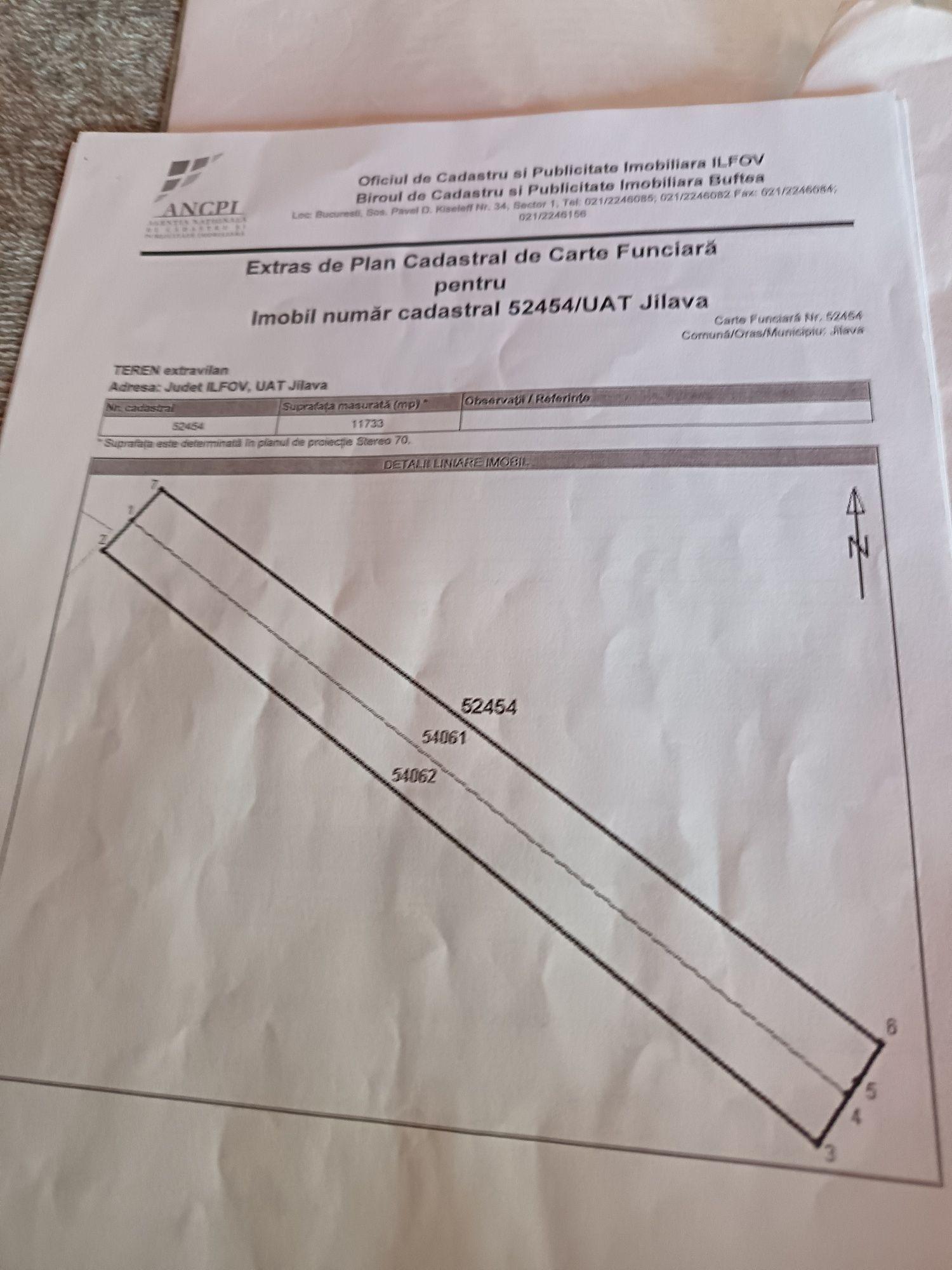 Teren intravilan in Jilava granita cu sectorul 4