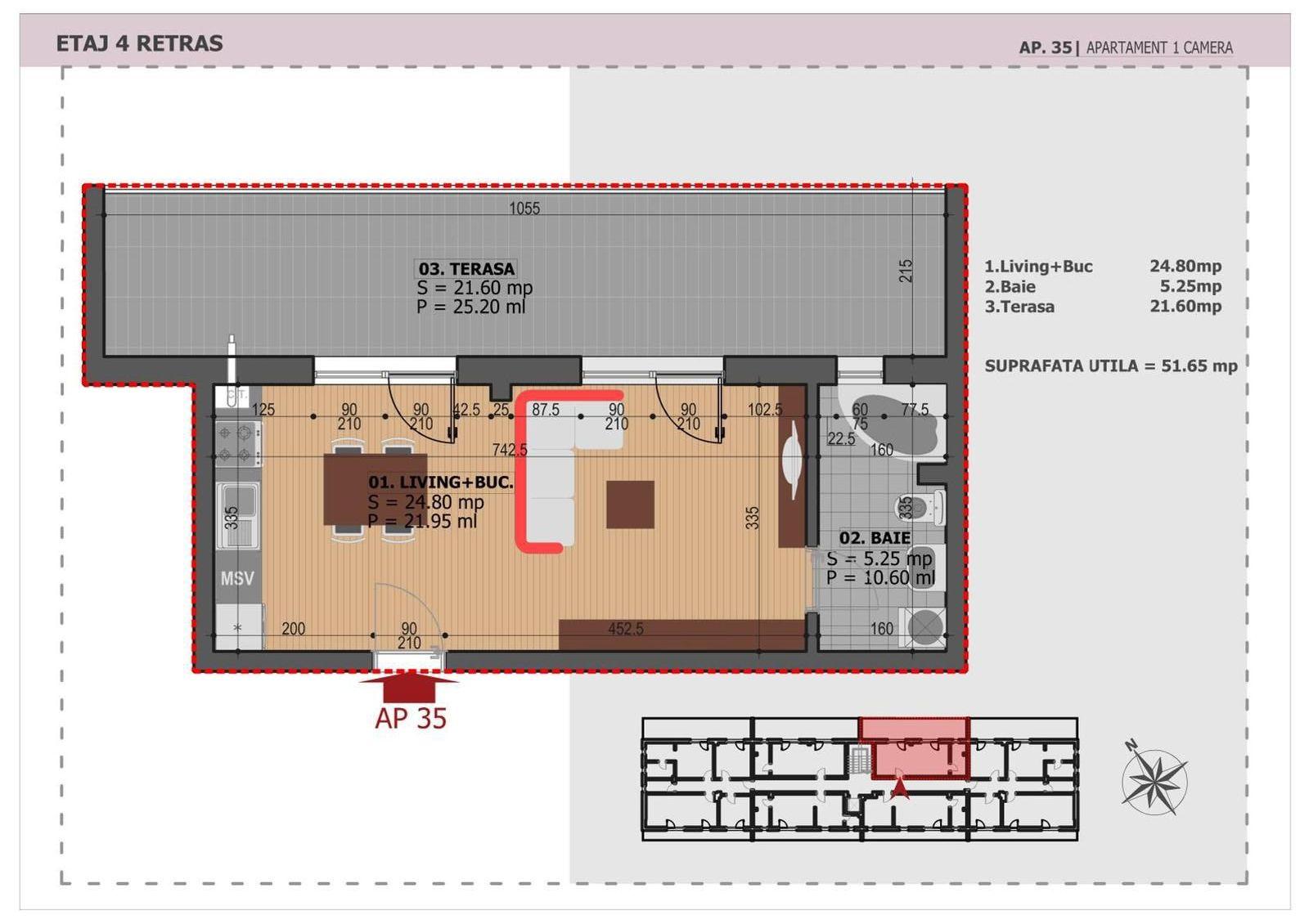 Garsoniera Sector 4 + loc parcare subteran - imagine 1