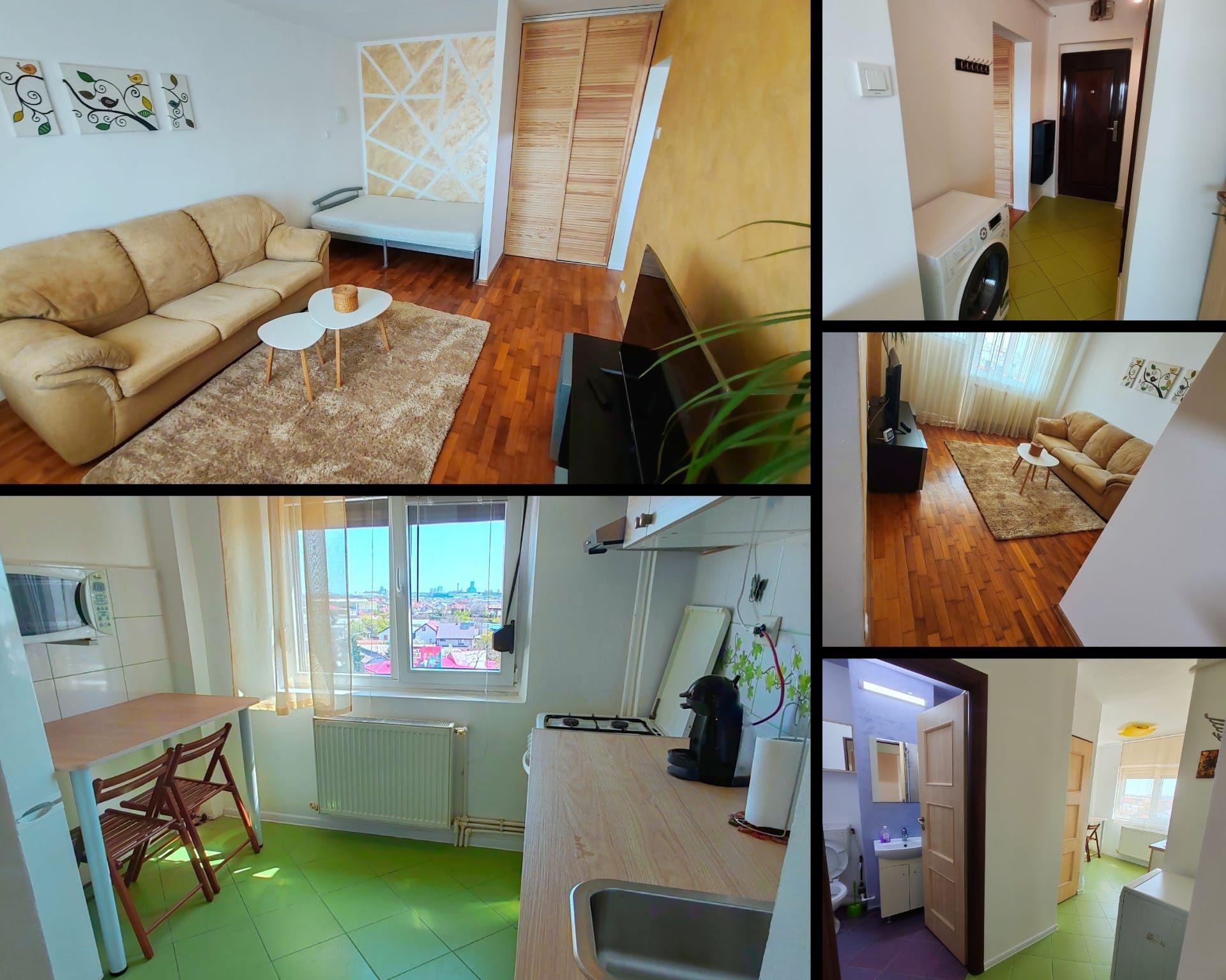 Garsonieră de închiriat, 35 mp Unirii Sud