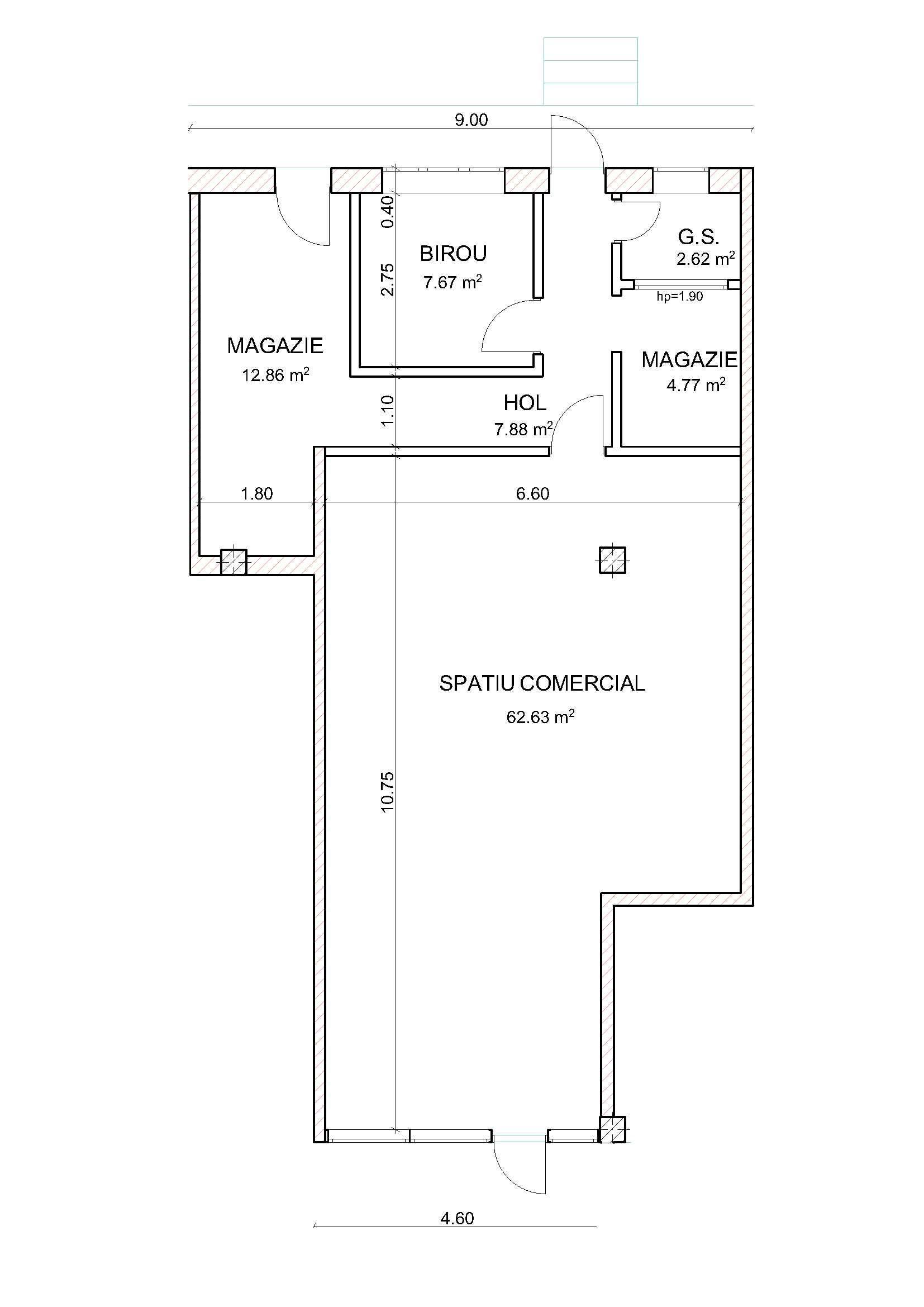 Spatiu comercial de inchiriat