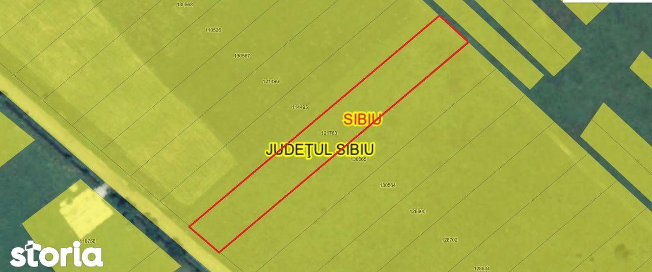 Vand teren zona Campsor - Sibiu ( la strada nou asfaltata ) - imagine 1