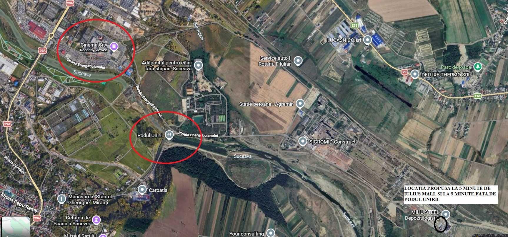 Inchiriez hala si curte betonata la 5 min de Iulius Mall si 3 min de Podul Unirii