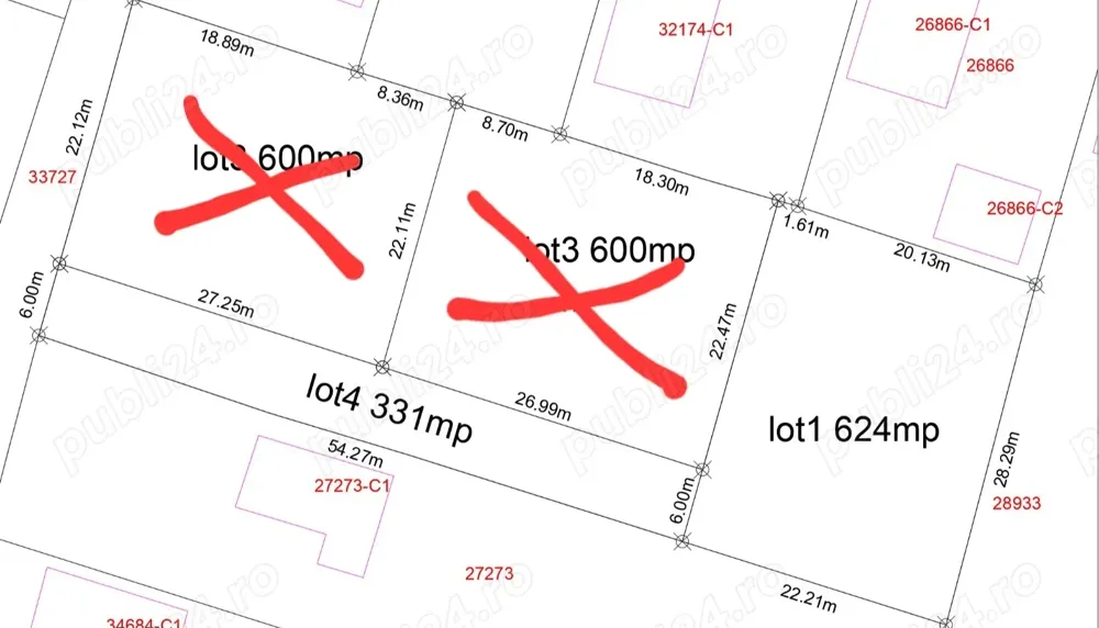 De vanzare 1 lot pentru casa