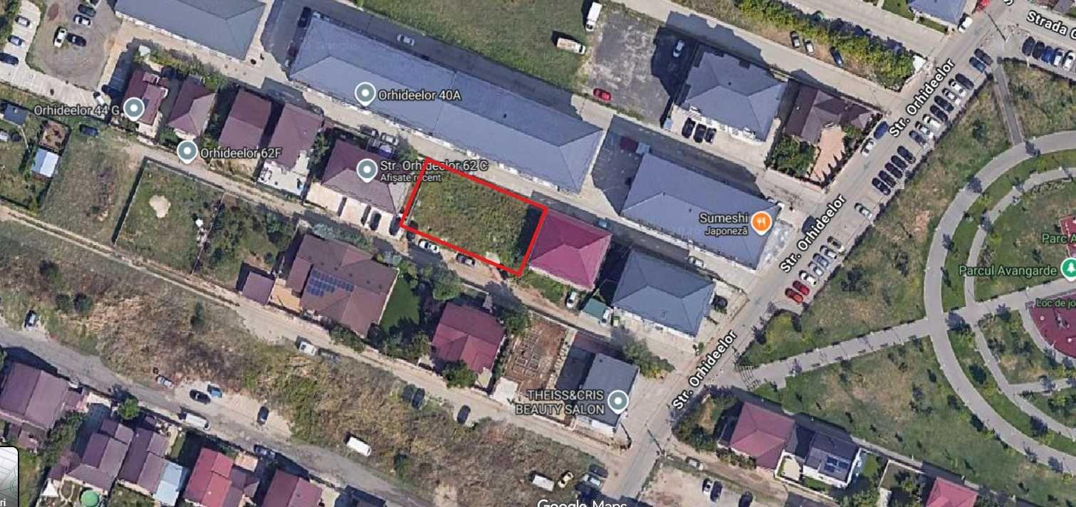 Teren Intravilan 718 mp, deschidere 29,58 m – Chiajna, Str. Orhideelor 44 - imagine 1