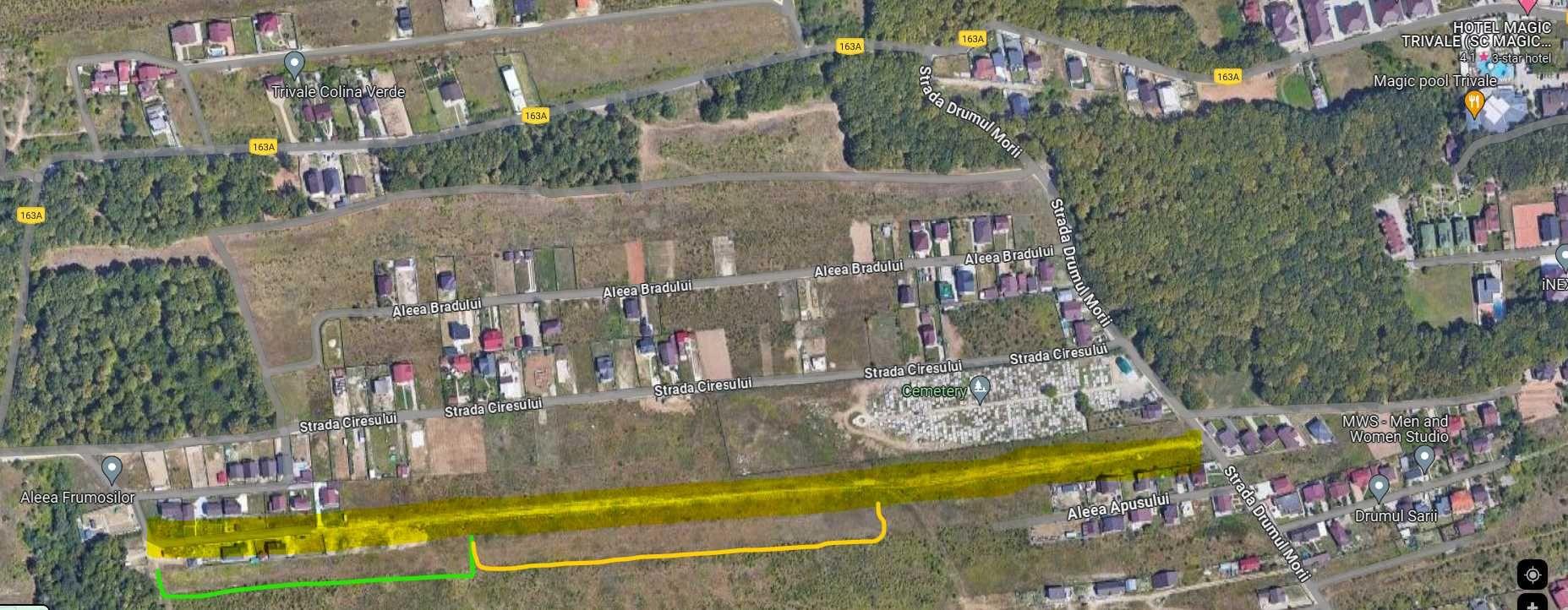 Vand loturi 500 mp teren INTRAVILAN, Pitesti Trivale, deschidere 20 m - imagine 1