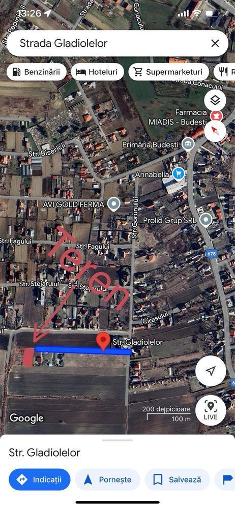 Teren 931.35mp Budesti , in spatele Primariei - imagine 1