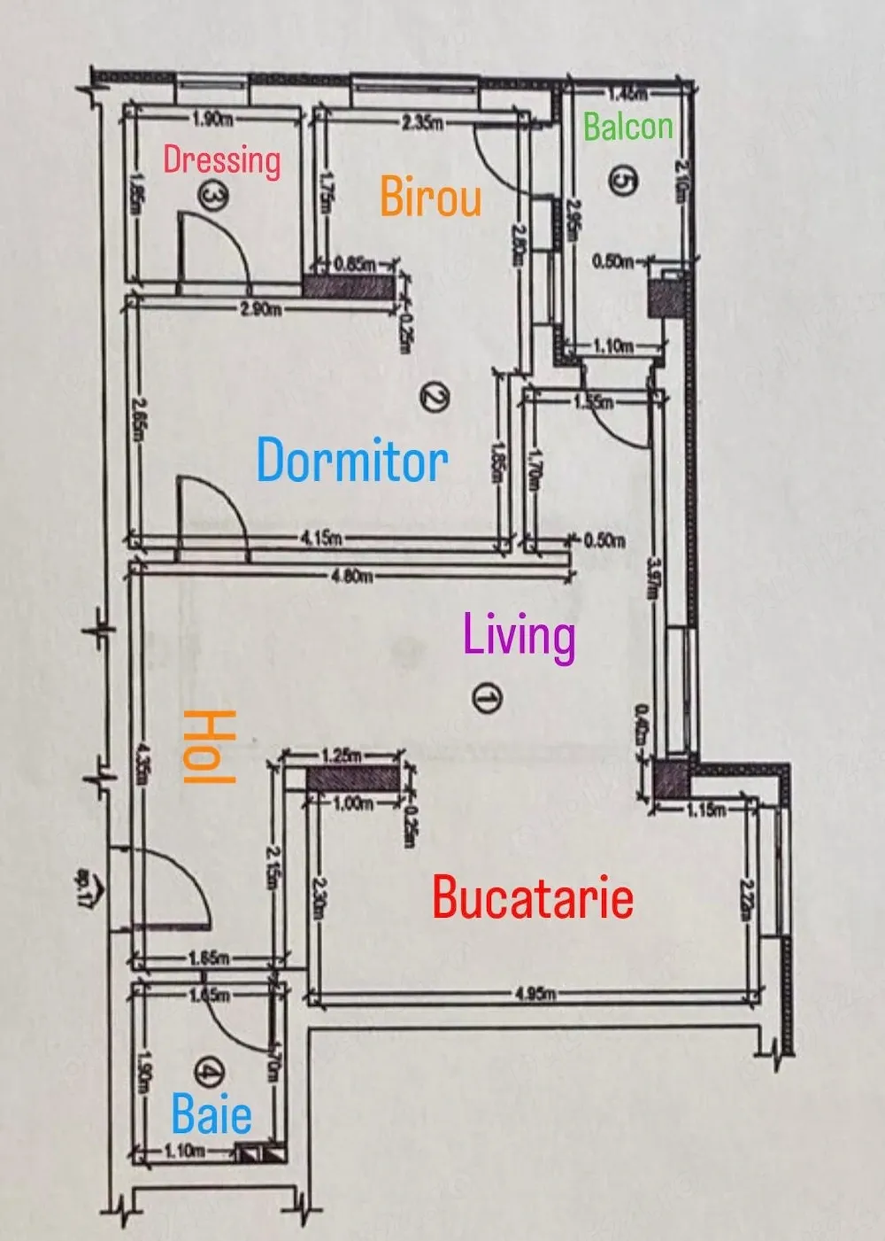 Vand apartamanet in zona Catanelor (Eroilor)