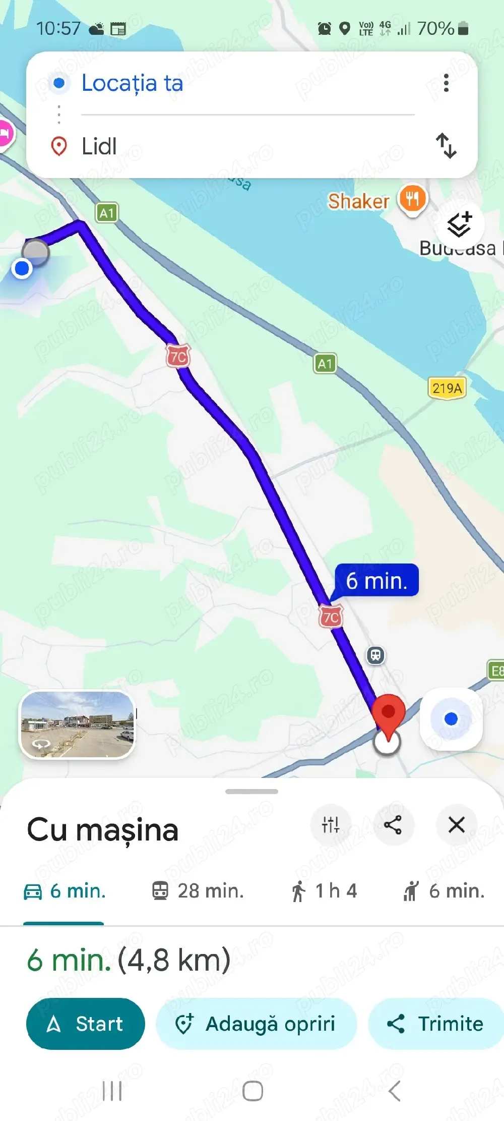 teren intravilan Dobrogostea   la 5 km de lidl Bascov - imagine 1