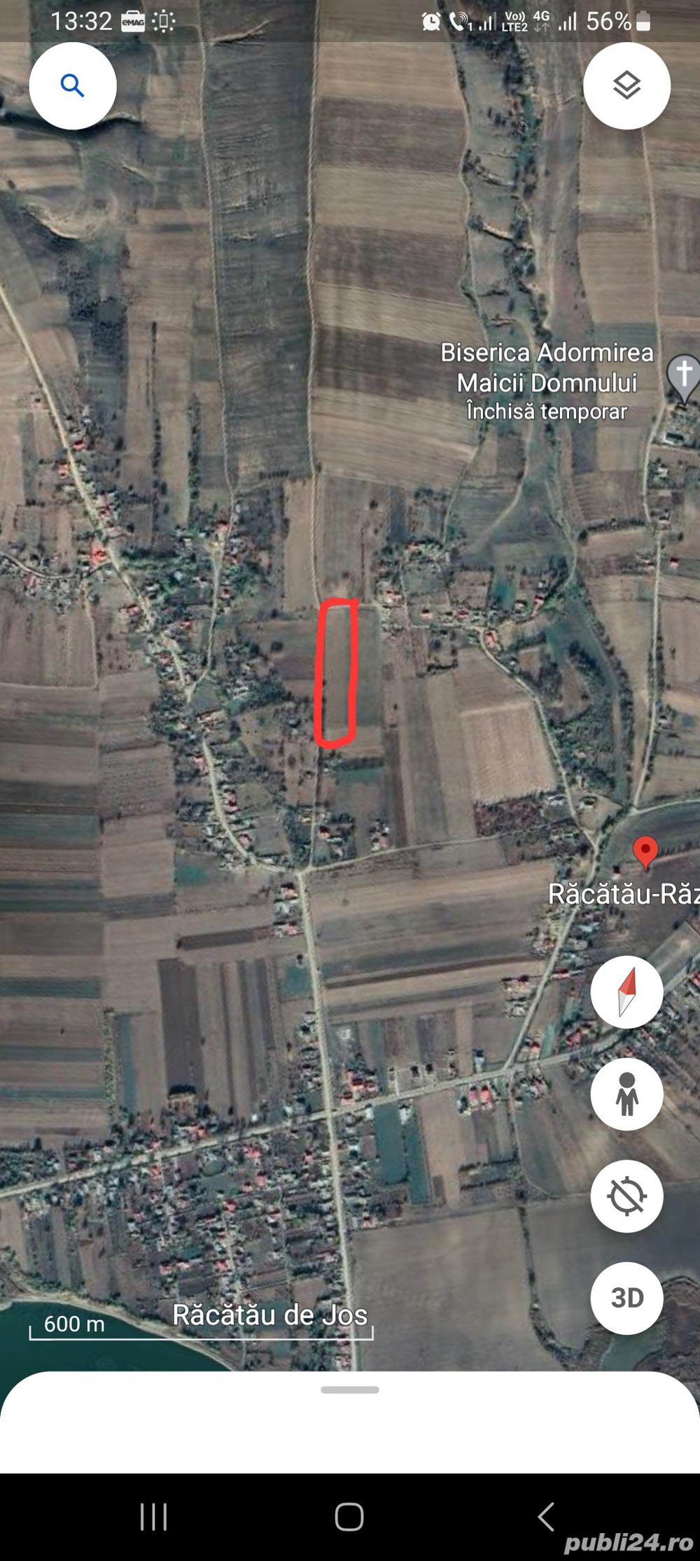 Teren intravilan com Horghesti sat Răcătău  + Teren extravilan  com.Parincea