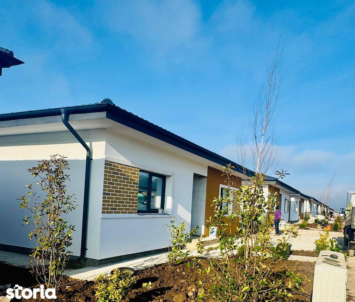 Casă individuală parter 135mp construiți, teren 400mp Tunari City Nord