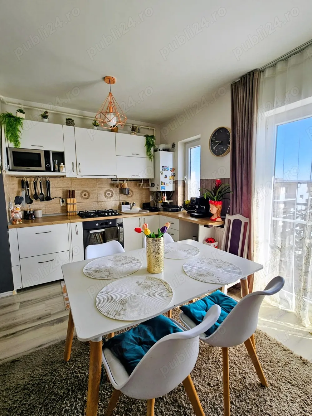 Apartament cu 3 camere mobilat si utilat, Magnolia Residence Sibiu