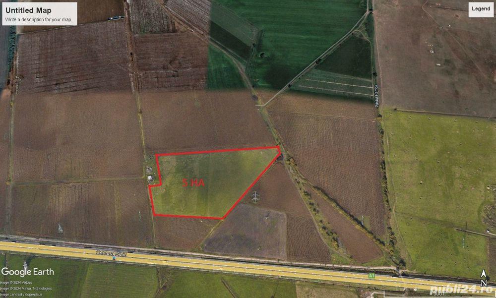 Vand teren agricol langa autostrada, zona Veterani-Hornbach - imagine 1