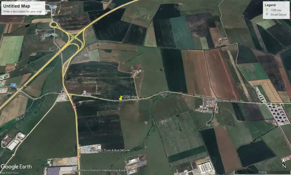 Teren de vânzare în Sibiu, cu deschidere buna la Calea Surii Mici!