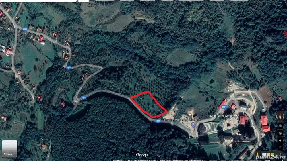 Vând schimb teren lângă Mănăstirea Nicula