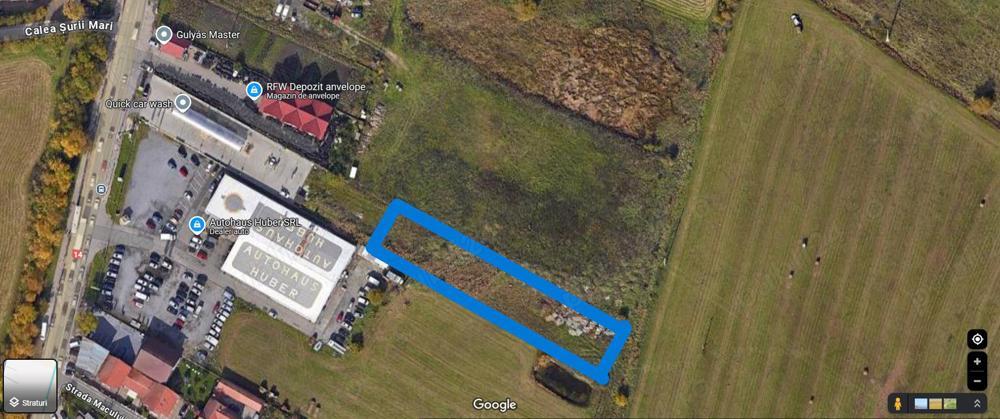 Vând teren în zona Petrom ieșire spre Șura Mare