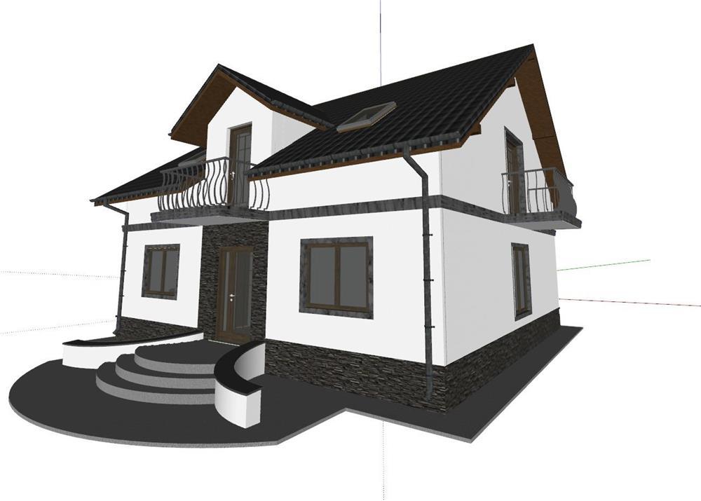 casa P+M, foisor si imprejmuire str. Alunis nr.1E (cartier Tulbureni - Botosani).