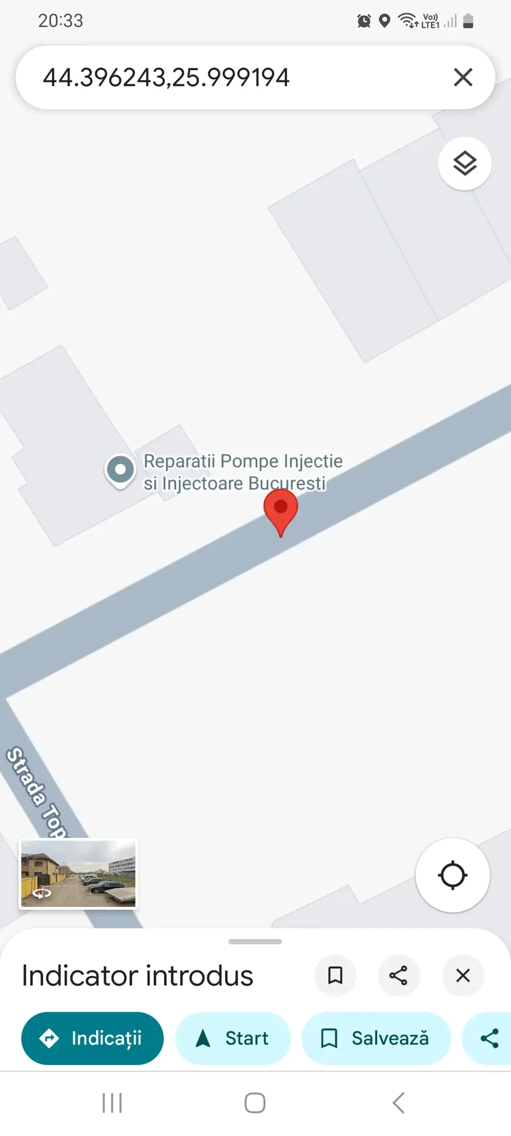 Teren 500 metri între case lângă București