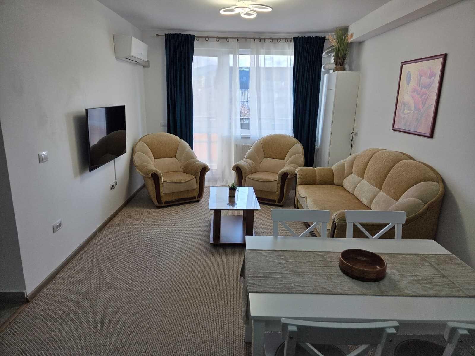 Apartament 2 cam, parcare supraterana, AC, Tractorul – Nicolae Labis, insorit