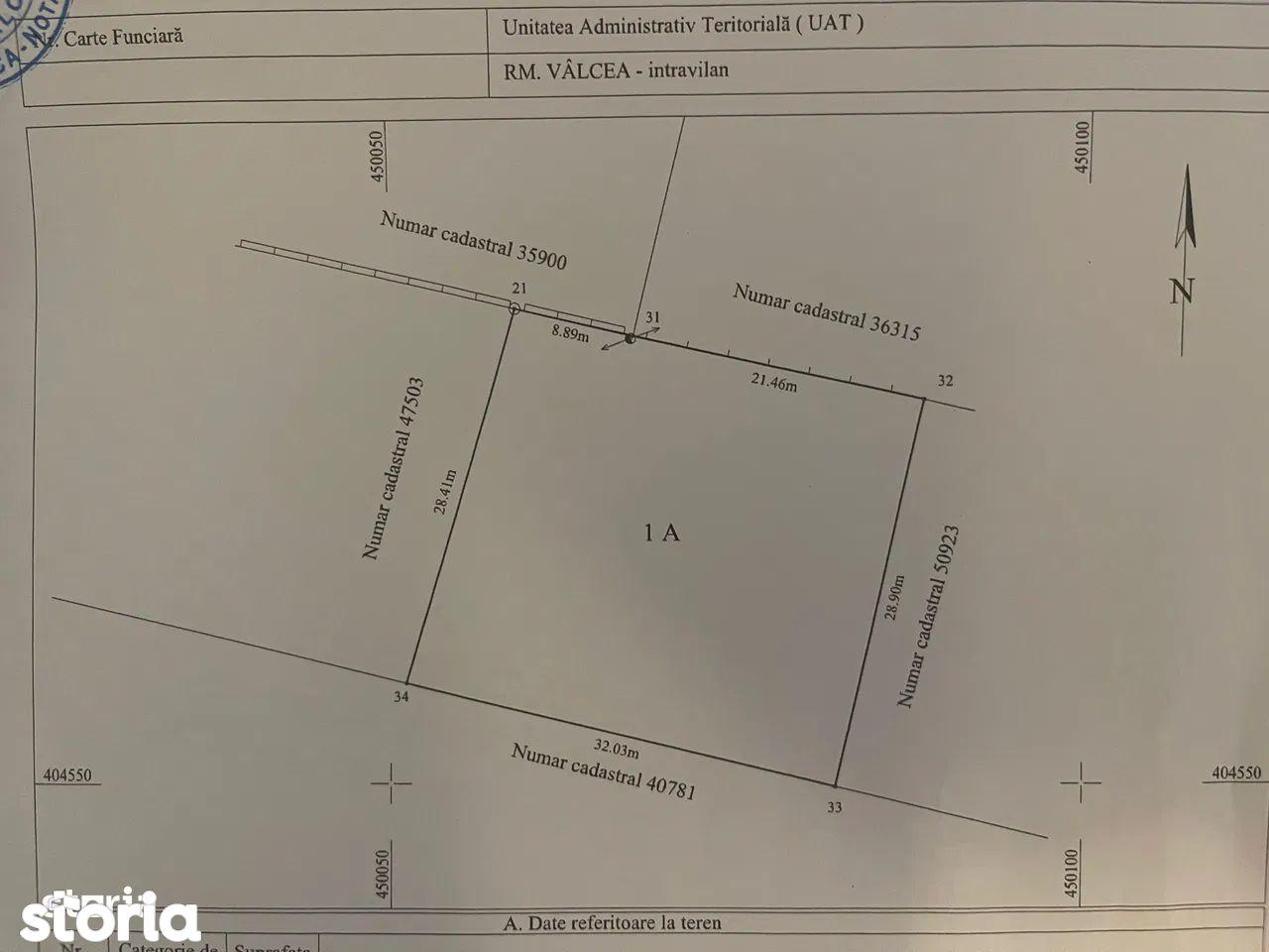 Teren 1064mp de vânzare în Râmnicu Vâlcea - imagine 1