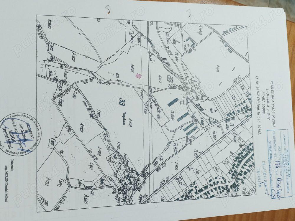 Vand teren in Chinteni - imagine 1