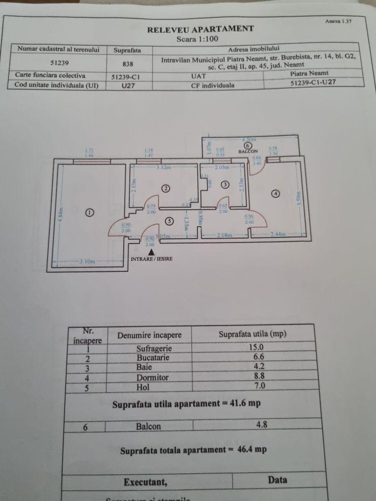 Vând apartament 2 camere precista str burebista - imagine 1