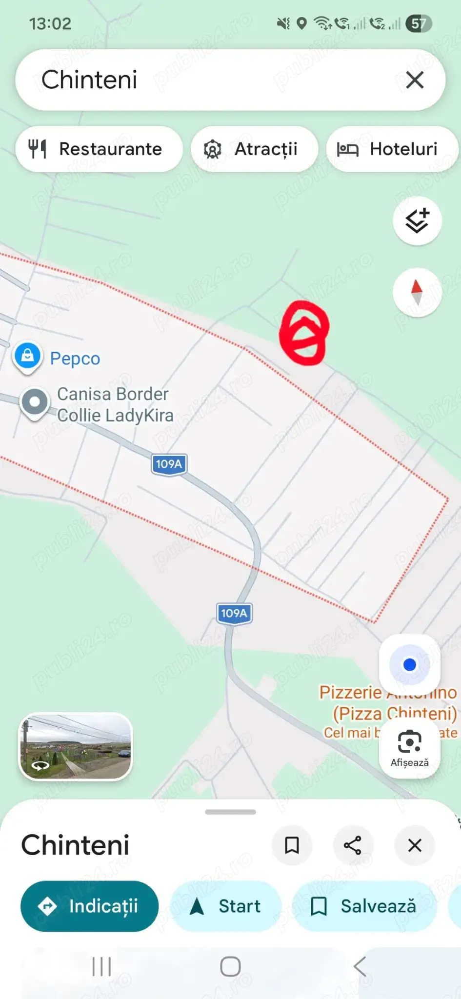 Vand teren Chinteni (parcela de 492 mp) - imagine 1