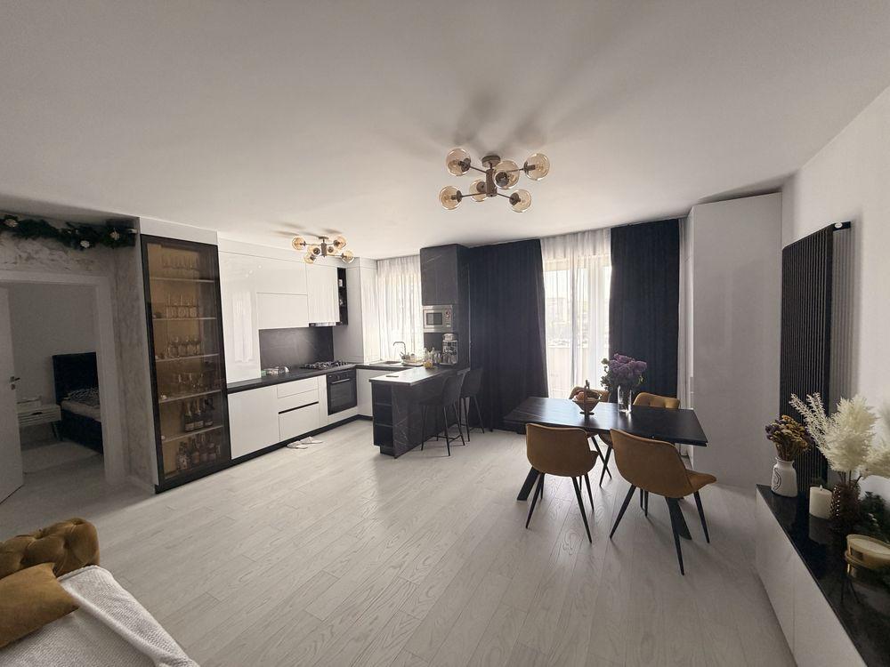 Apartament 3 camere premium, bloc nou 2025, mobilat complet, parcare + boxă