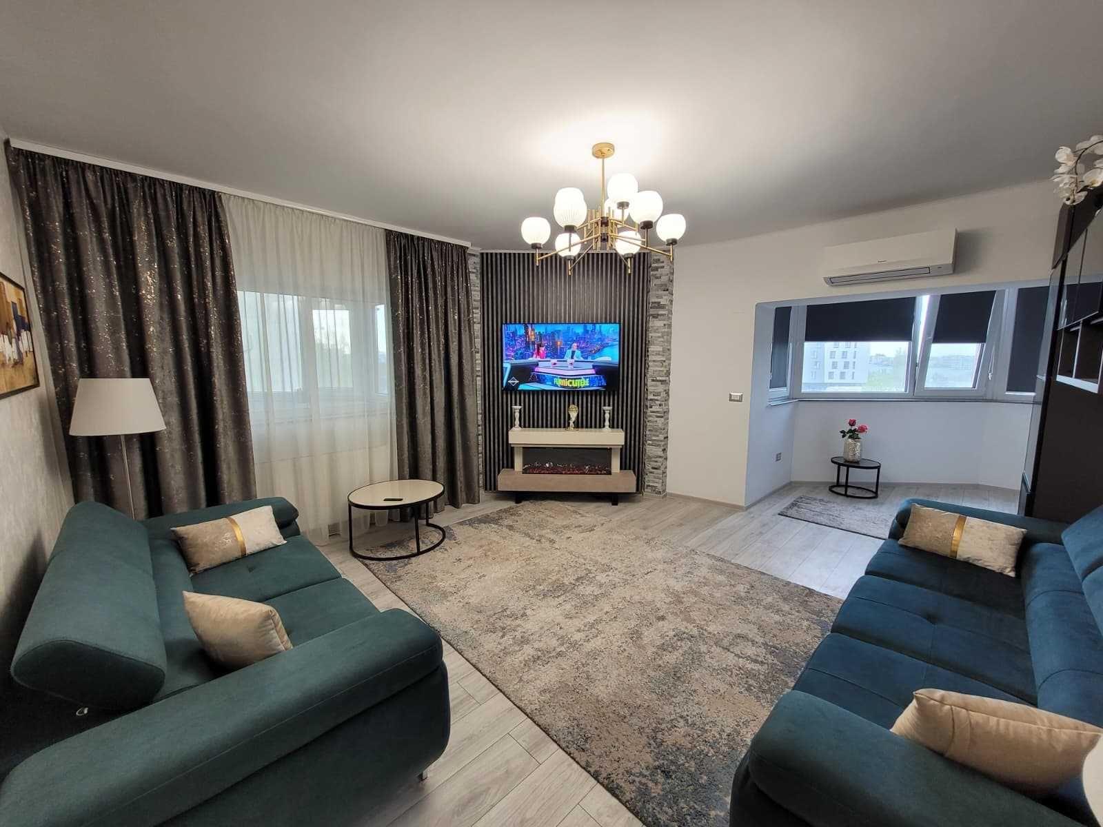 TOMIS NORD - CAMPUS - 2 camere mobilat modern - termen lung - 600 Euro